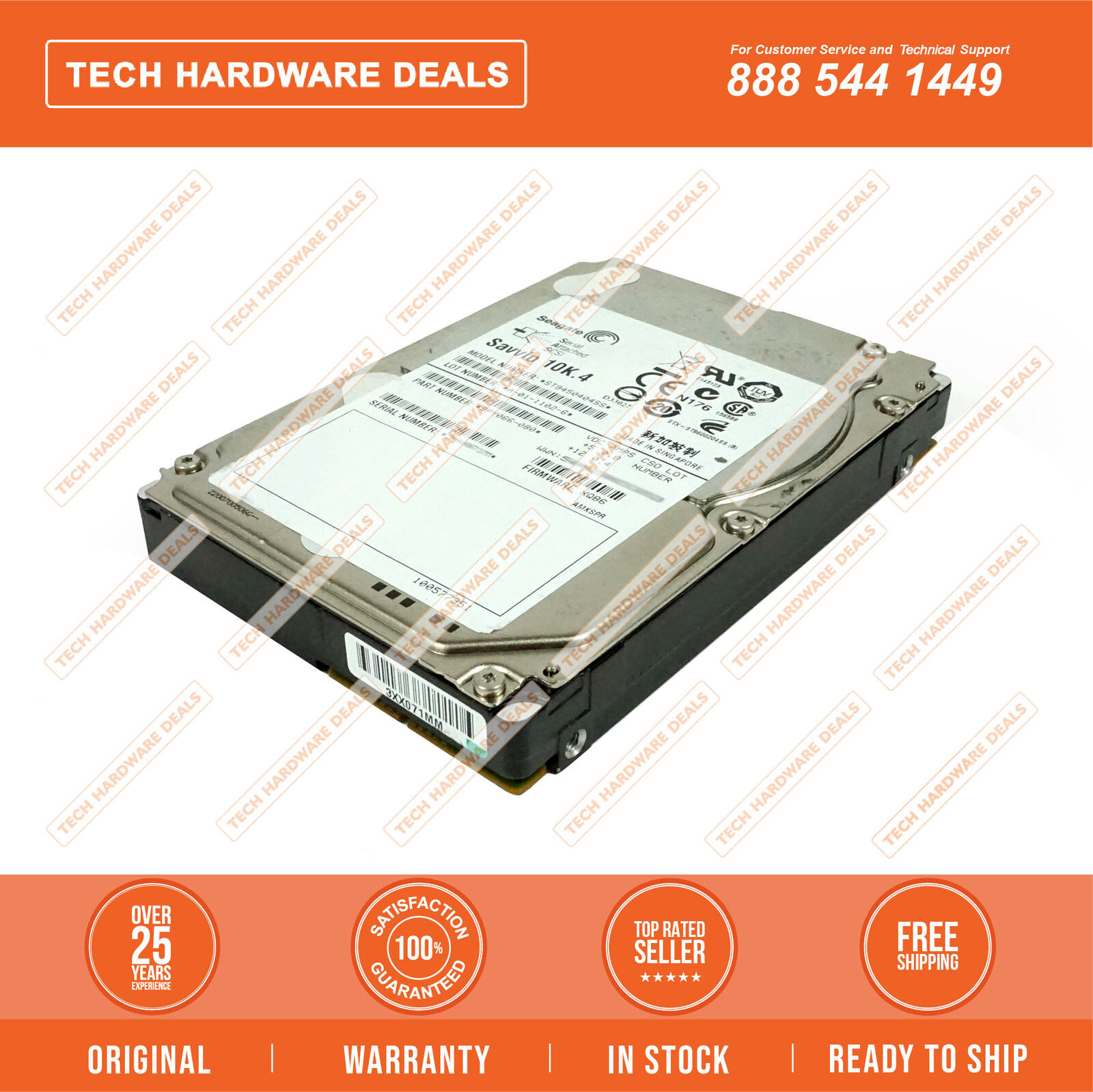 ST9450404SS    Seagate 450GB SAS 6G 10K 2.5in HDD