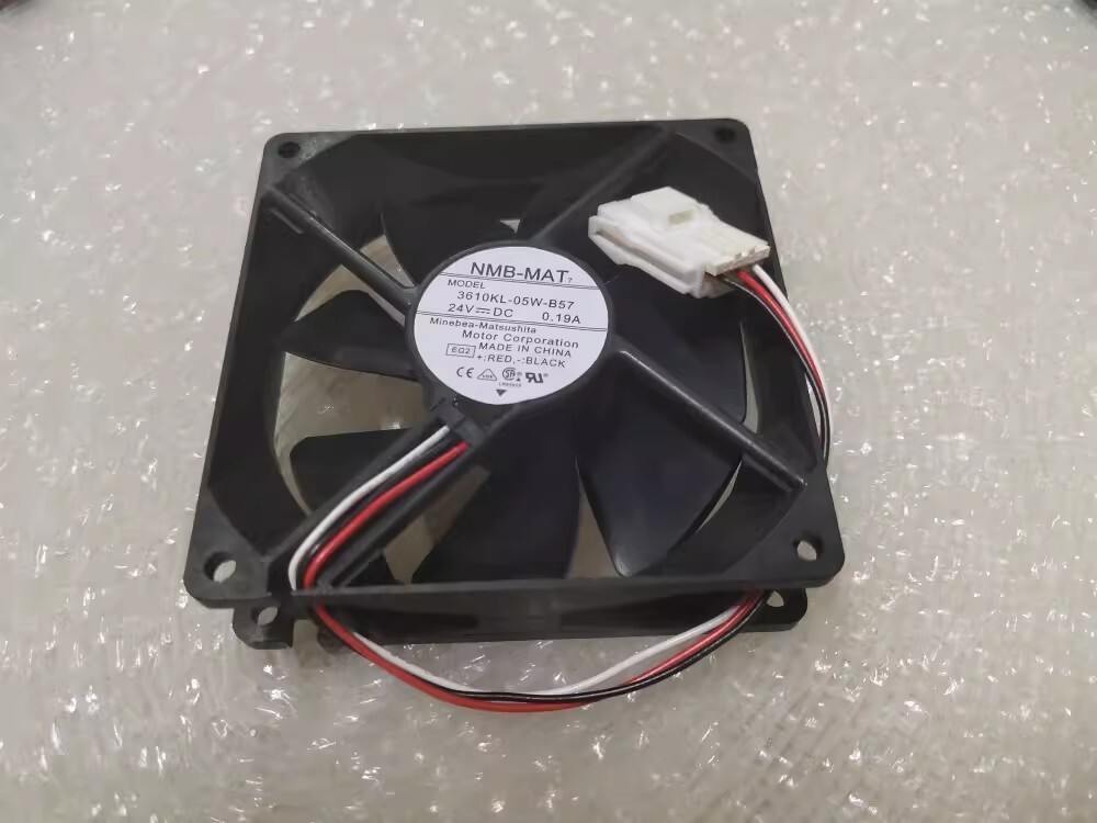 NMB 3610KL-05W-B57 9225 24V 0.19A 3-Wire Inverter Cooling Fan