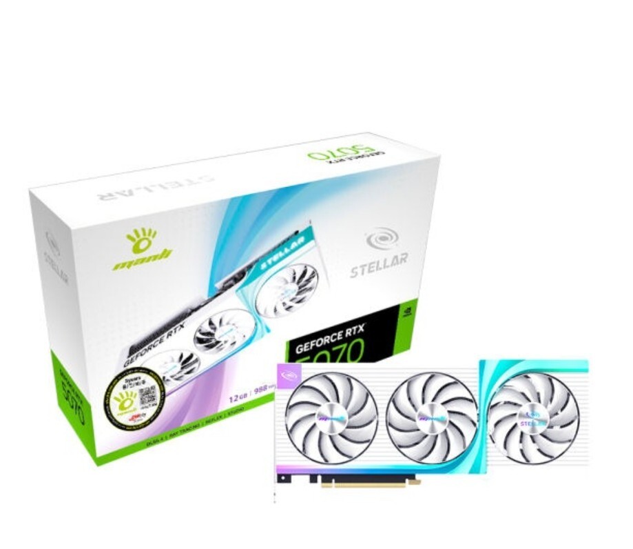 [MANLI] GeForce RTX 5070 STELLAR D7 12GB Daewon CTS / Express / Genuine