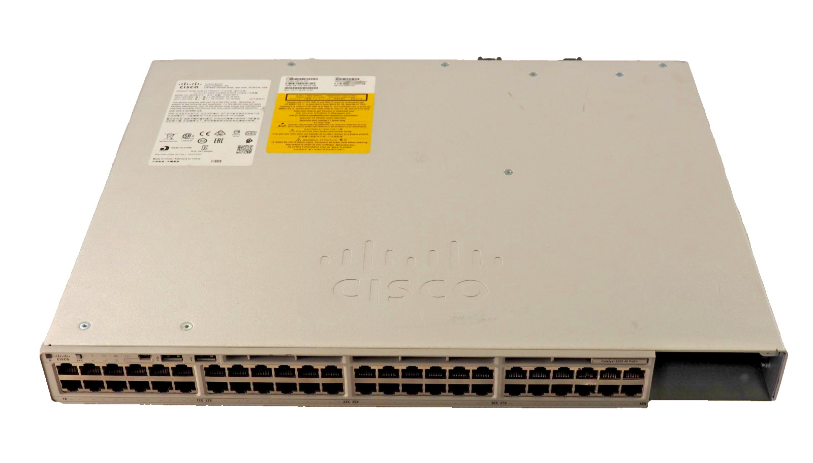Cisco Catalyst 9200 48 PoE+ C9200-48P-A 48-Port PoE+ Switch 2*AC PSU *DESC*