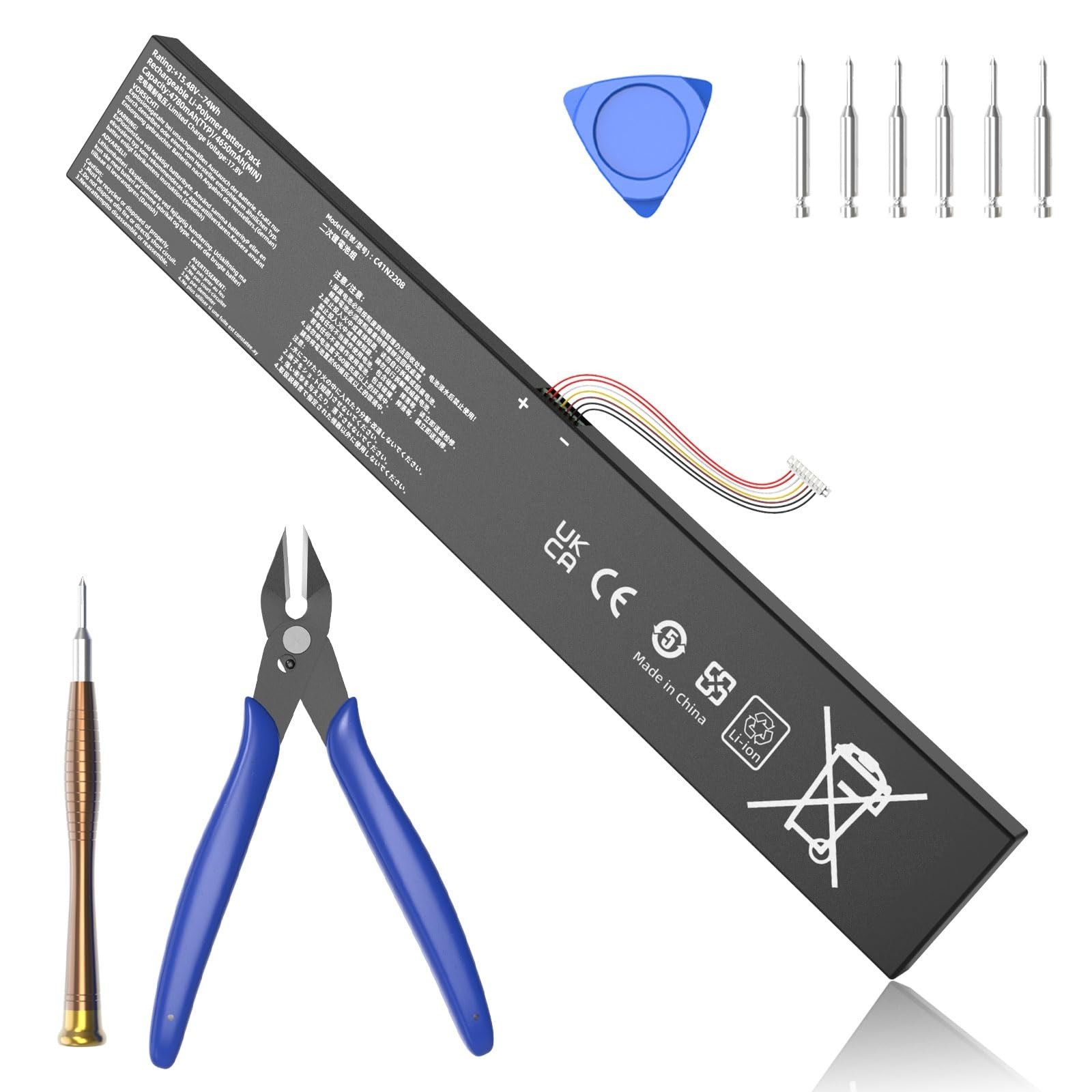 High-Capacity 4780mAh Replacement Battery for ASUS ROG Ally 2023 - Gaming Handhe