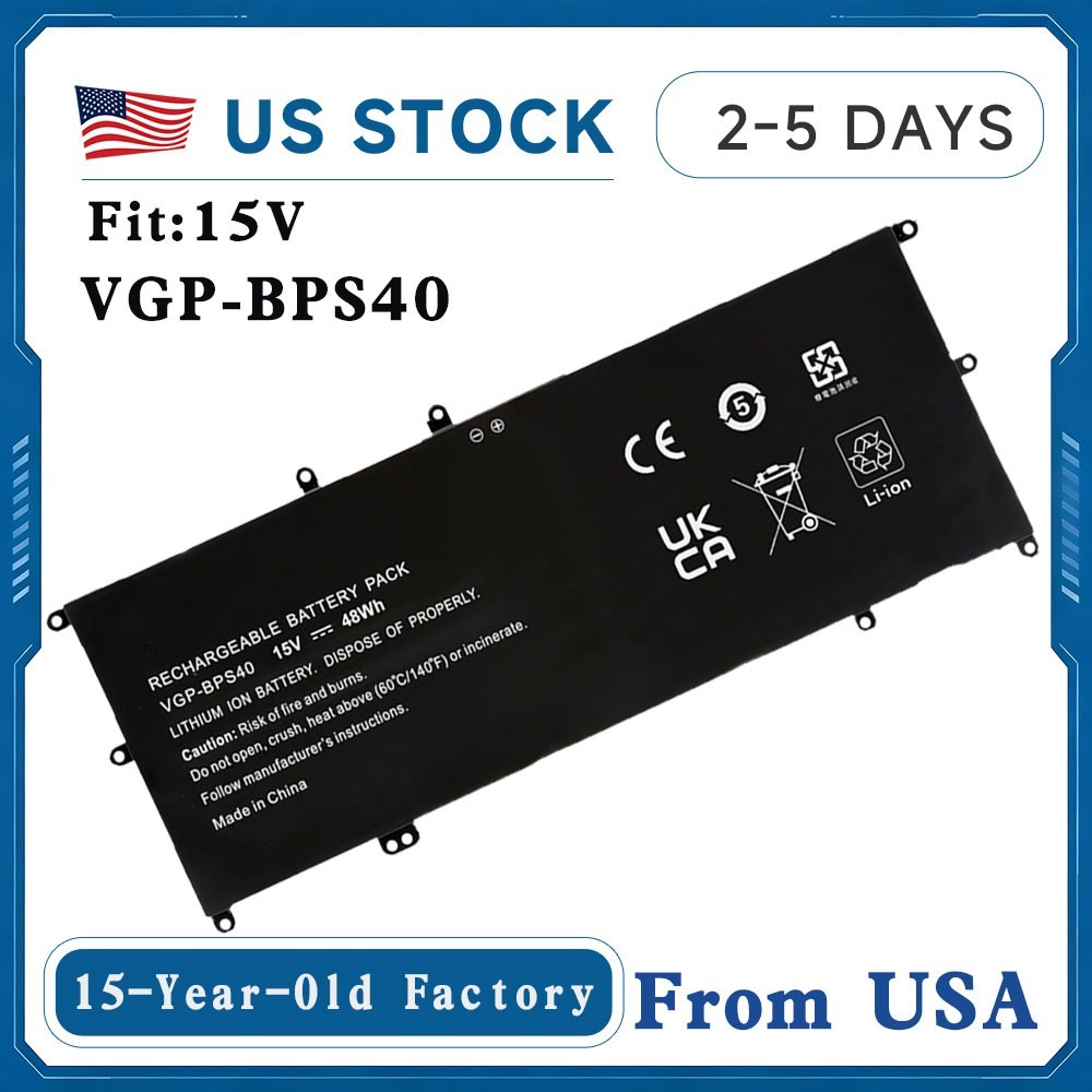 New VGP-BPS40 Battery For Sony Vaio Flip 14A 15A SVF14N SVF14N11CXB SVF14NA1UL