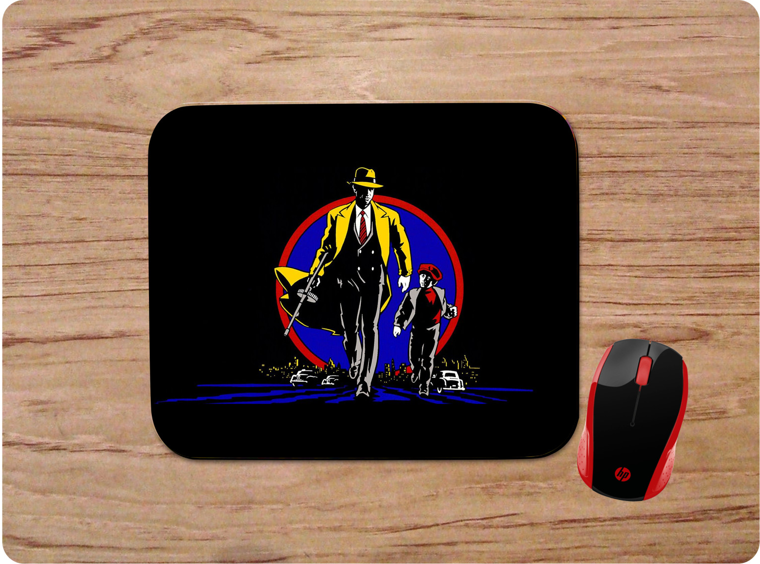 DICK TRACY COMIC MOVIE DETECTIVE NEOPRENE NON-SLIP SOFT MOUSE PAD USA SHIP