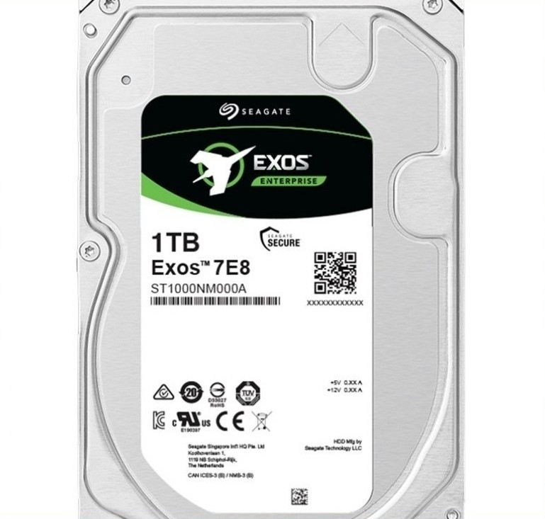 ST1000NM000A Seagate Exos 7E8 Hard drive TB internal 3.5" SATA 6Gb/s 7200 rpm