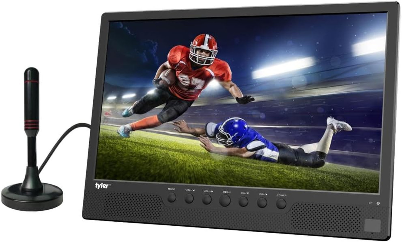 TM710-14 14" Portable LCD HD TV Television and Monitor HDMI USB SD MMC Built in