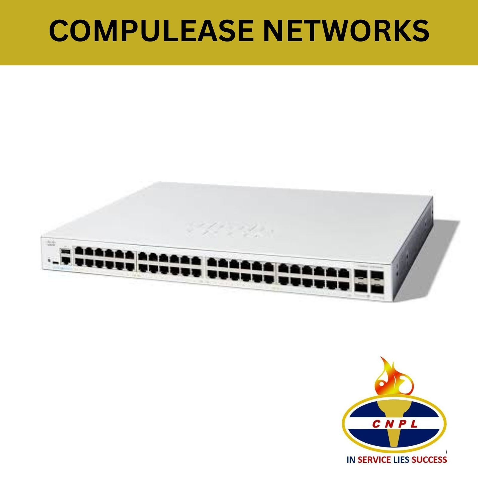 Cisco C1300-48P-4G Cisco 48 Port POE Switch 4 x 1GB SFP New Selaed