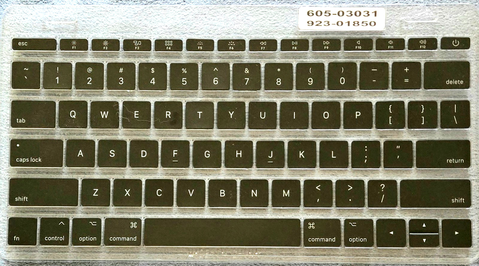 New Replacement keyboard full set of keycap keys for MB Pro  13", 15"  2016-2017