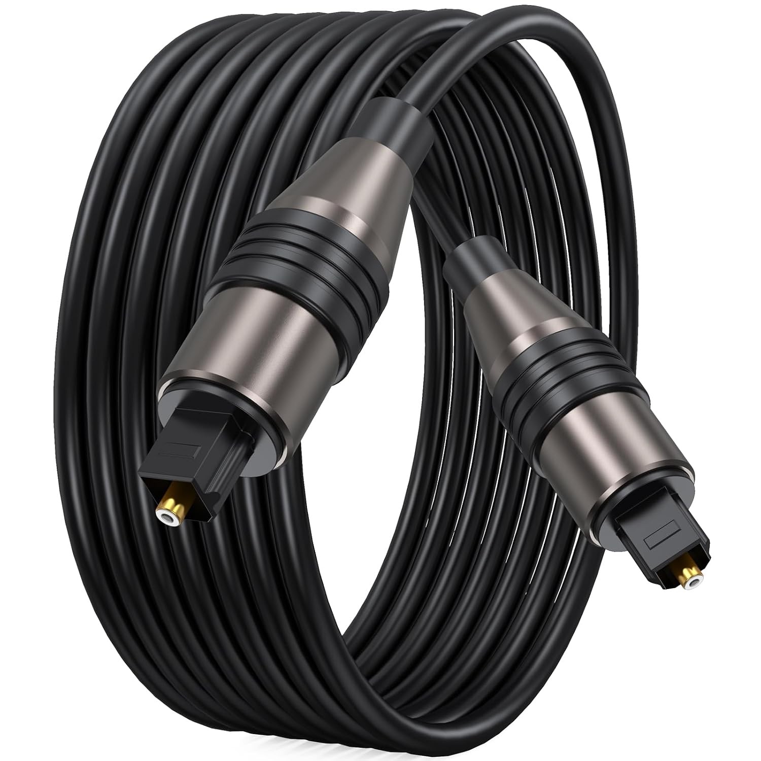 Femoro 10ft Fiber Optic Toslink S/PDIF Optical Audio Cable 10 Feet Long