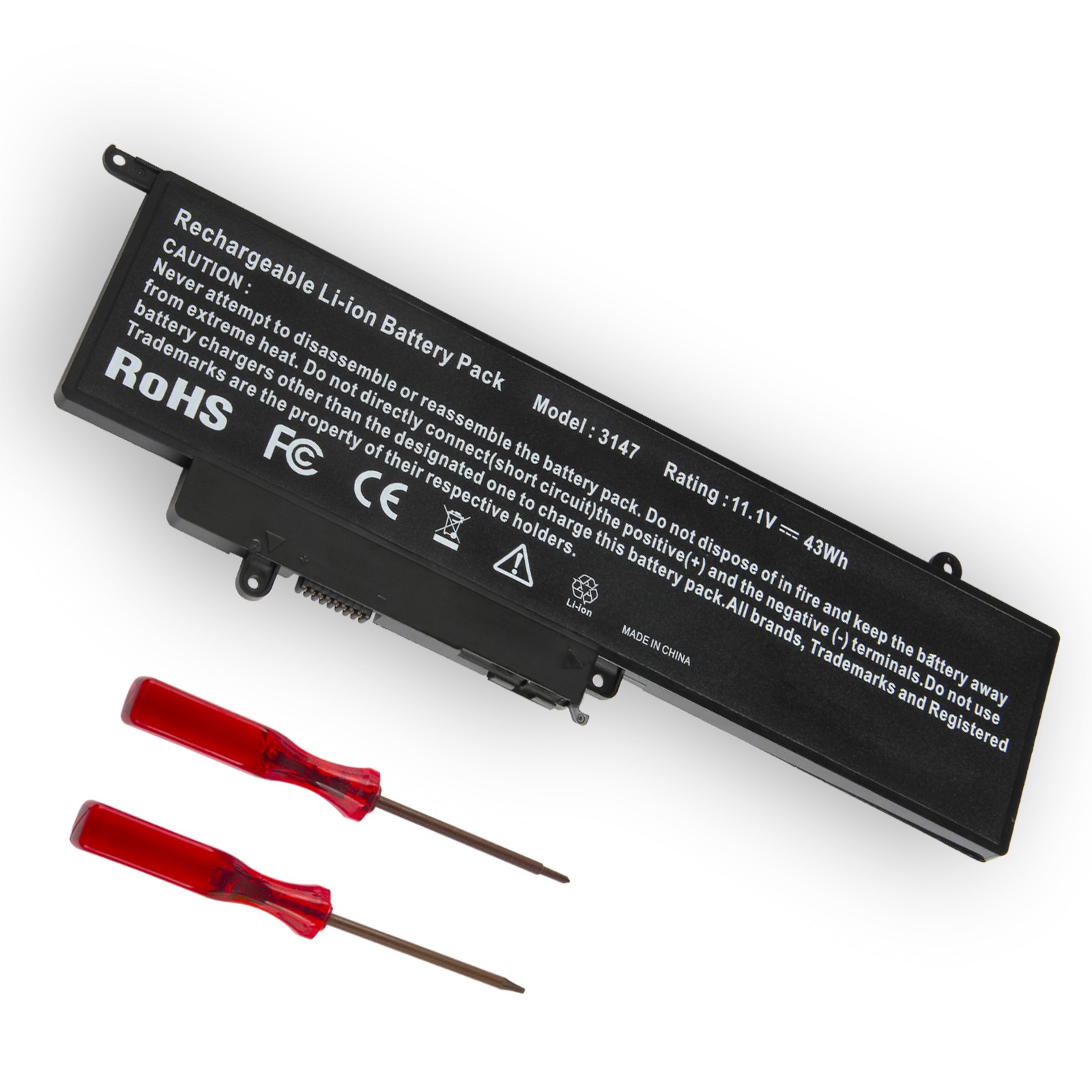 🧡LOT 3147 Battery For DELL Inspiron 13 7347 7352 11 3152 Serie GK5KY 04K8Y 43Wh