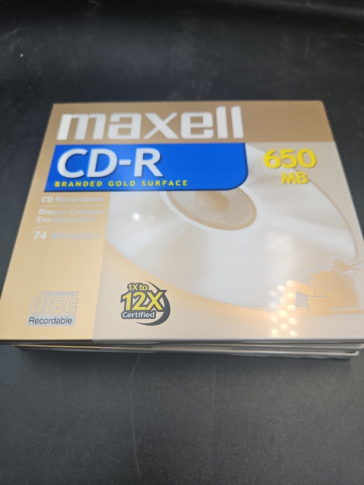Maxwell CD-R Gold Music 80 Minute 4 Pack in Slimline Jewel Case