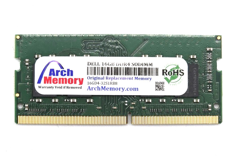 Arch Memory 16GB DDR4 SODIMM Laptop RAM for Dell 16GD4-32S1RB8 Tested