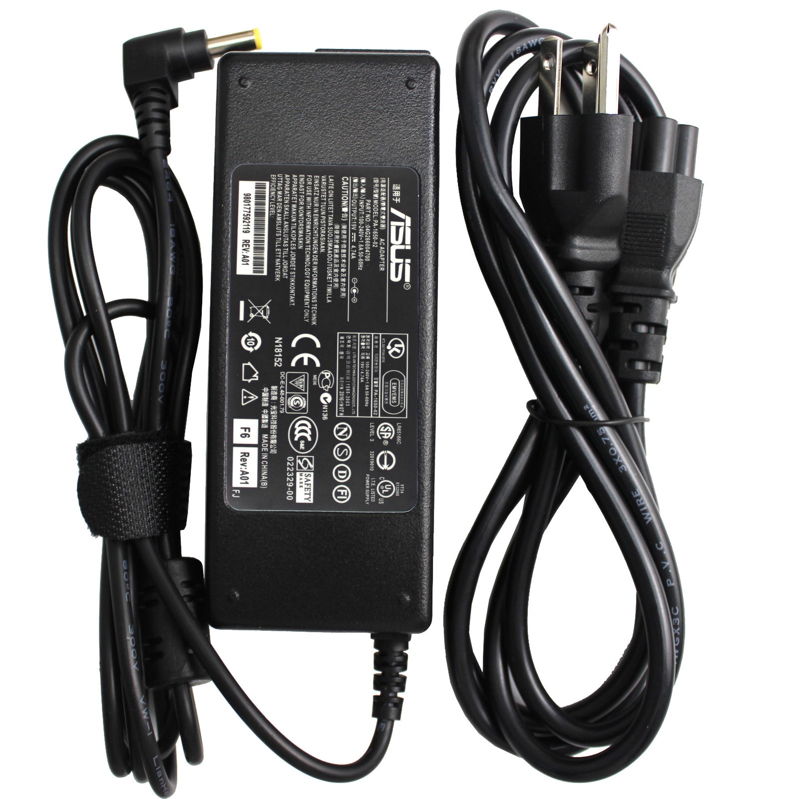 Original Laptop Adapter ASUS A53E A55 K50IJ K52F K56CA K55A X53U X52JT X53SD