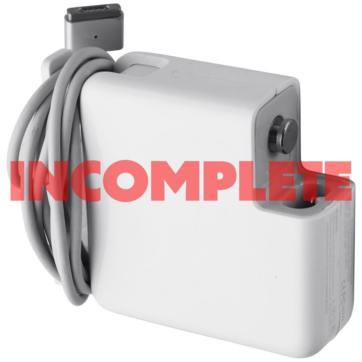 INCOMPLETE Replacement 60W MagSafe AC Adapter for MacBook Pro 13 - White (A1184)