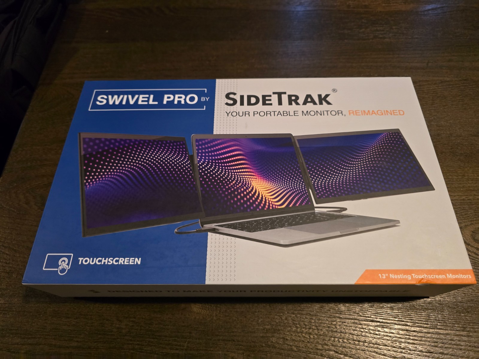 Swivel Pro Side Trak 13.3" Nesting Touchscreens (opened but not used)