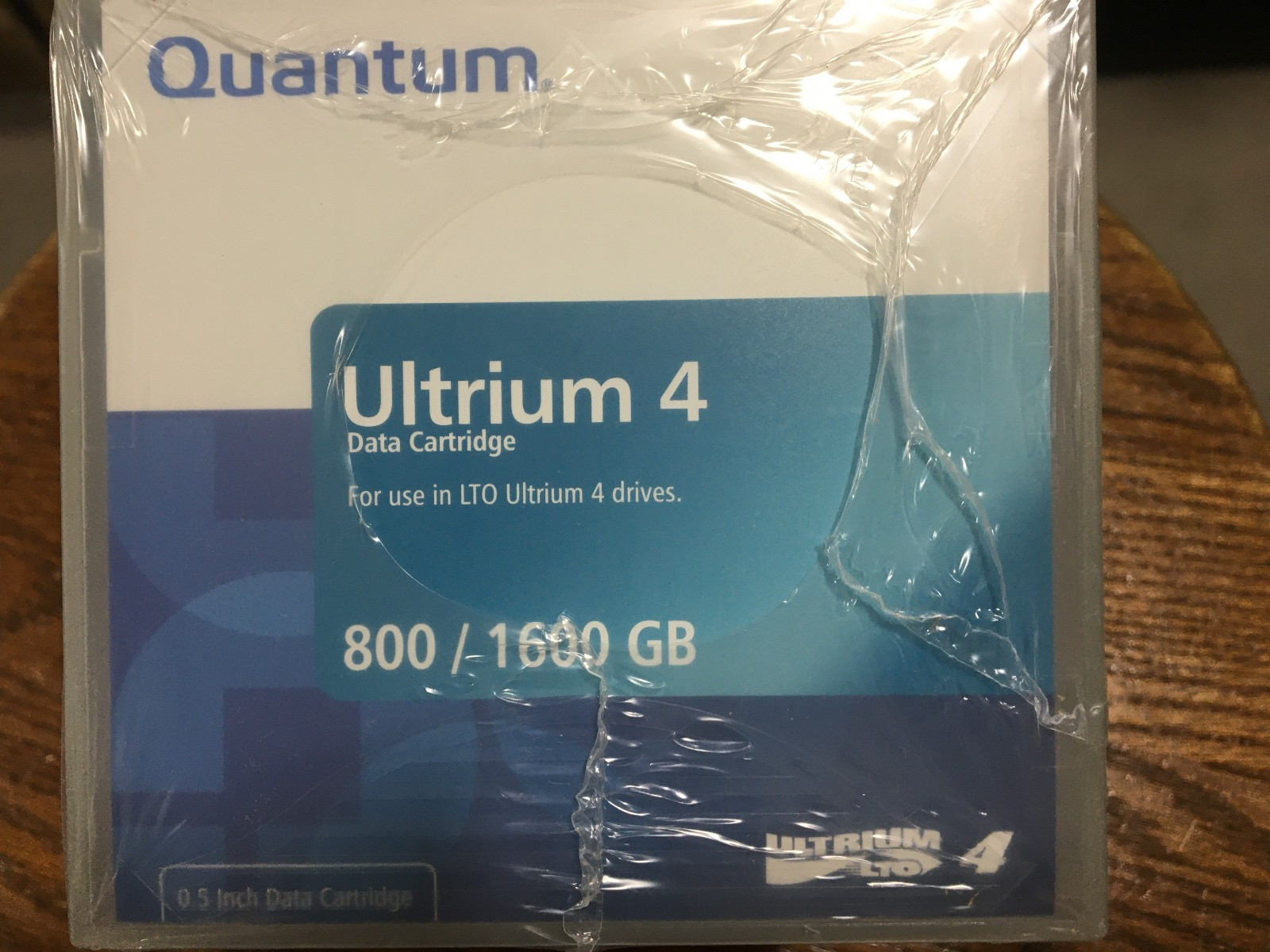 LOT OF 5:  Quantum MR-L4MQN-01 LTO Ultrium 4 800/1600GB 0.5" Data Cartridges