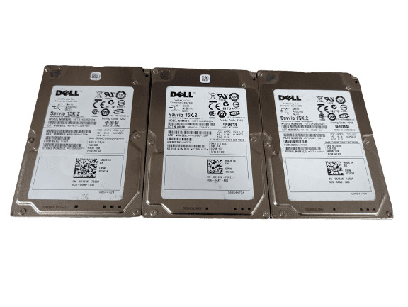LOT OF 3 Dell 0X162K 146GB 6 Gbps 15K.2 ST9146852SS 2.5