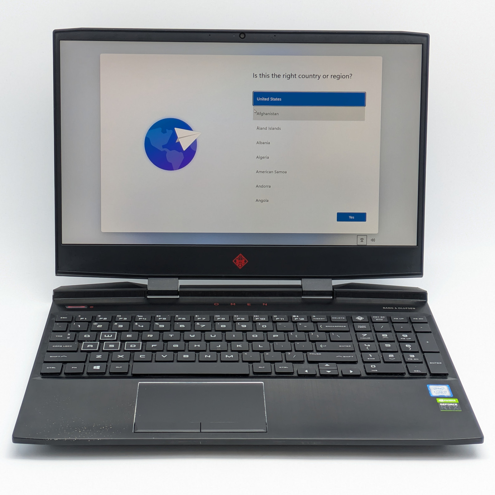 HP OMEN 15-dc1060nr 15.6" i7-9750H 16GB DDR4 512GB SSD GeForce RTX 2070 W11
