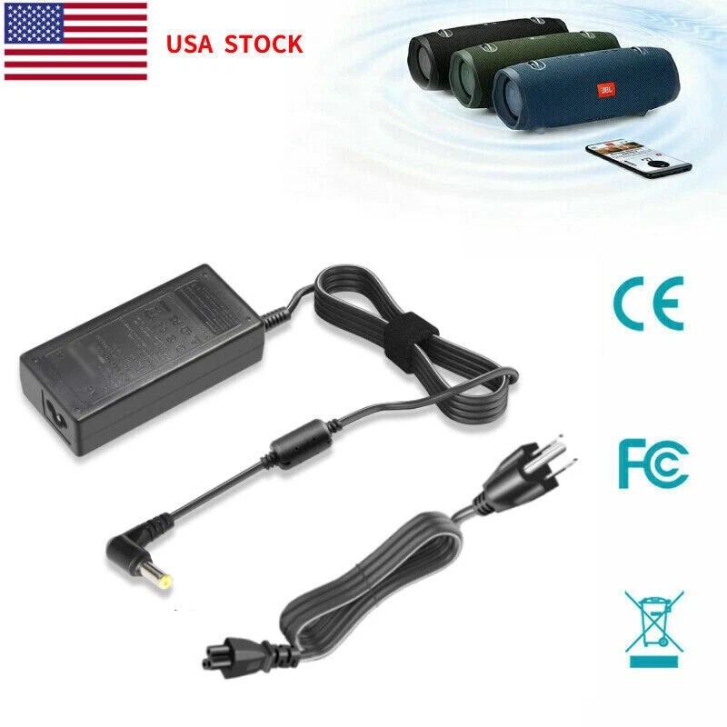 For JBL Xtreme 2/Plus & FUGOO XL Bluetooth Speaker Charger Power Supply Adapter