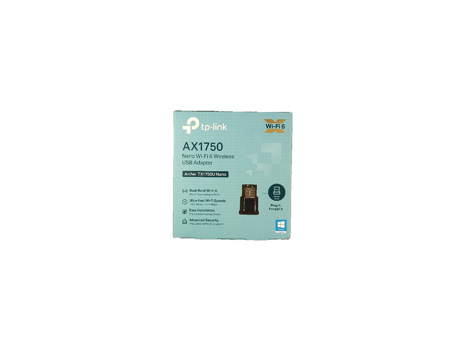 TP-Link AX1750 Nano Wi-Fi 6 USB Adapter - Dual-Band Wireless Antenna