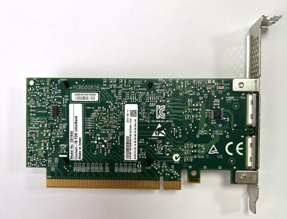 Mellanox MCB194A-FCAT Connect-IB FDR Infiniband 56Gb/s Dual Port Adapter CB194A