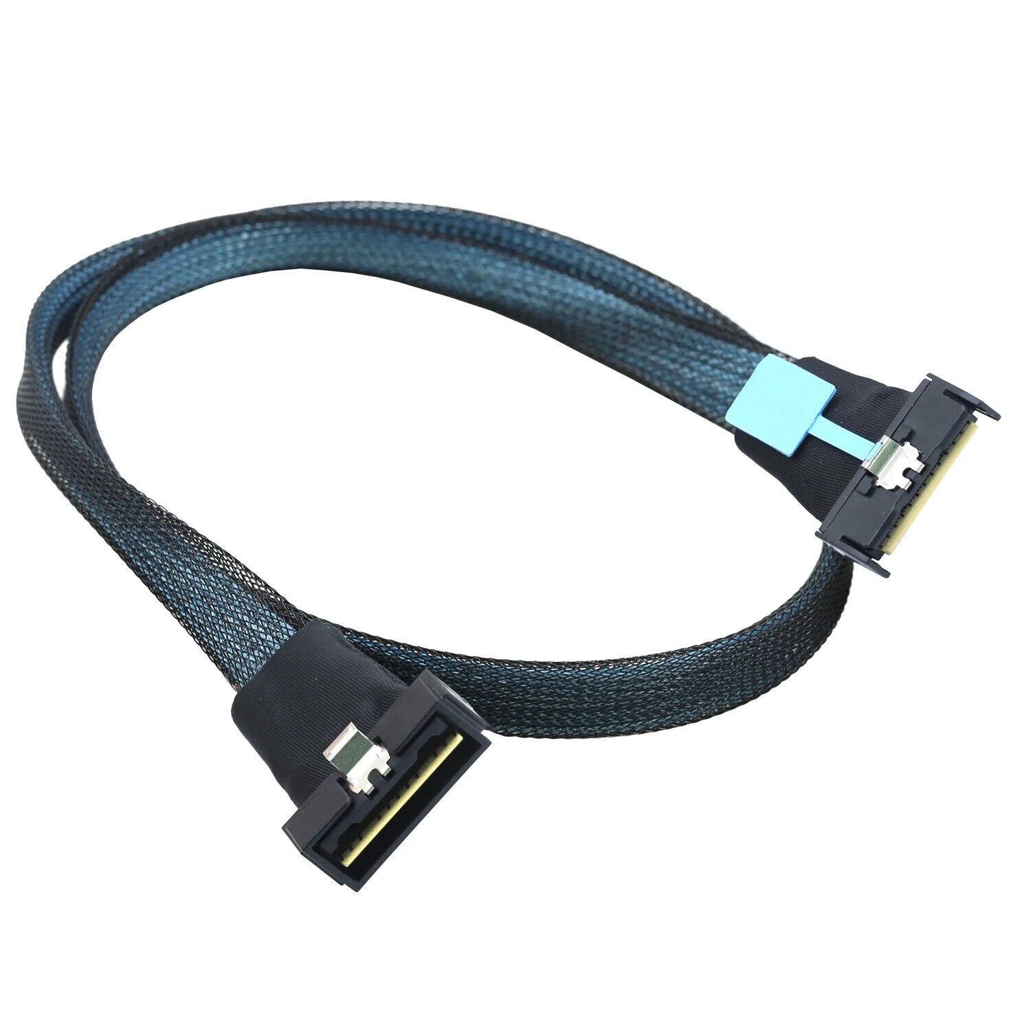 PCI-E Gen5.0 MCIO 74Pin to Slim SAS Low profile SFF-8654 74Pin Extension Cable