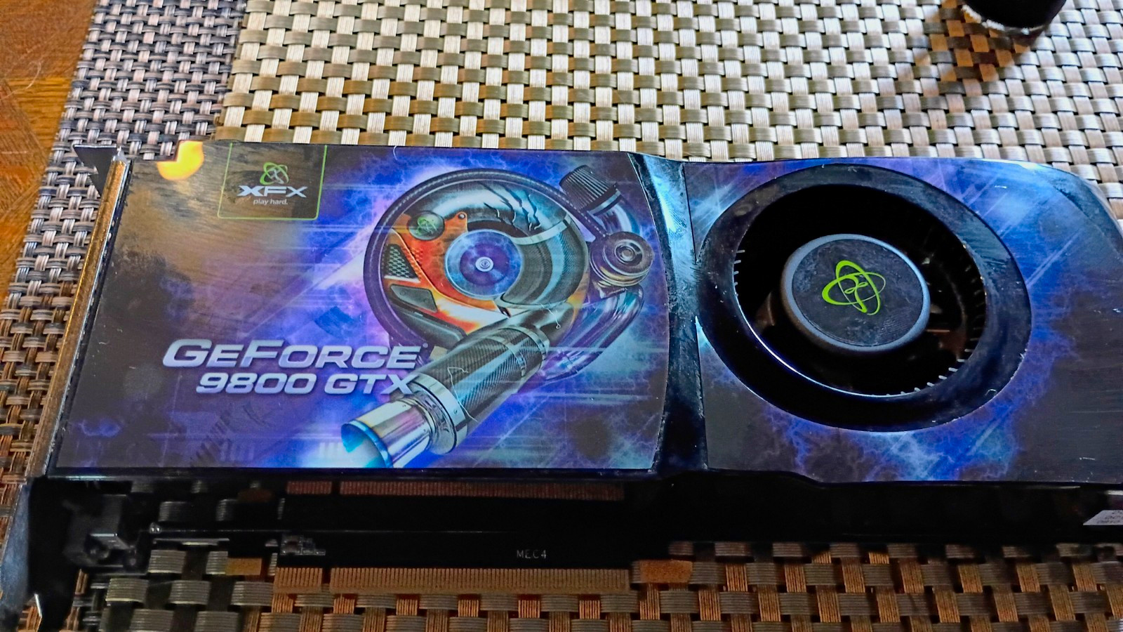 AS IS - RETRO - XFX NVIDIA GeForce 9800 GTX 512MB DDR3 PCIe x16