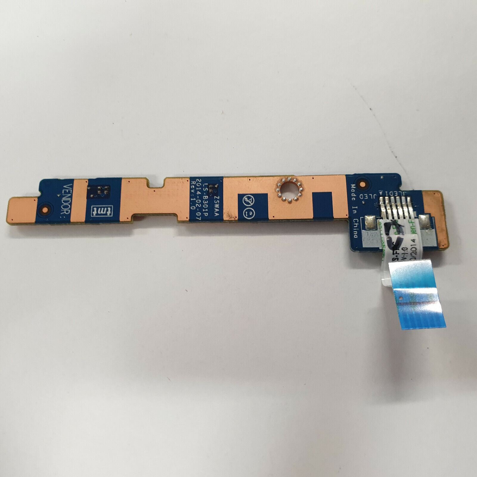 Genuine Toshiba Satellite C50 PSCMLA-06W00S LED Board w/cable P/N NBX0001LR00