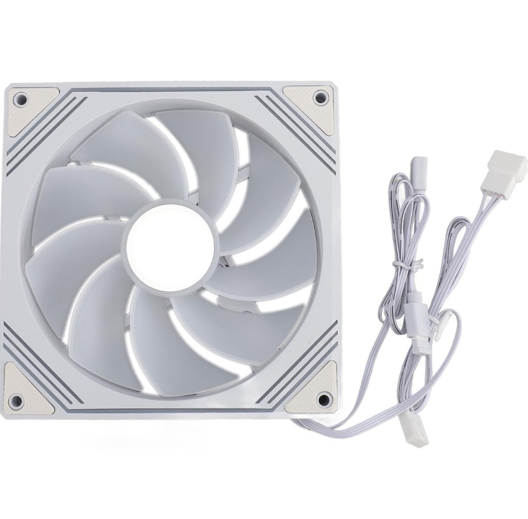 DARKROCK R120 2 Pack 120mm Reverse Installed Infinite Mirror Design PC Fan