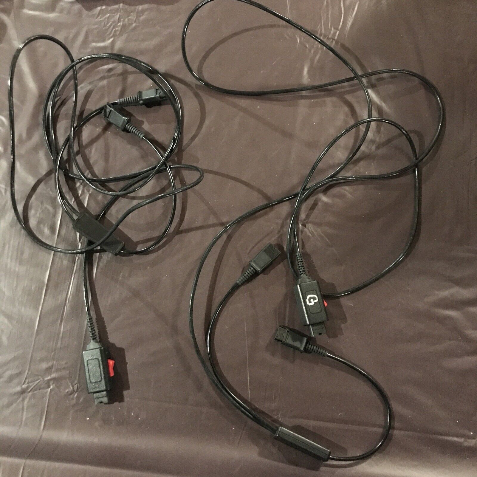 Plantronics Y Adapter trainer 27019-03 Lot Of Two