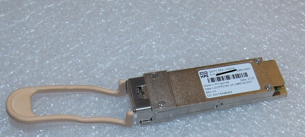 HPE X142 JH231A 40G QSFP+ SR4 850nm 300m MPO MMF 1990-4557