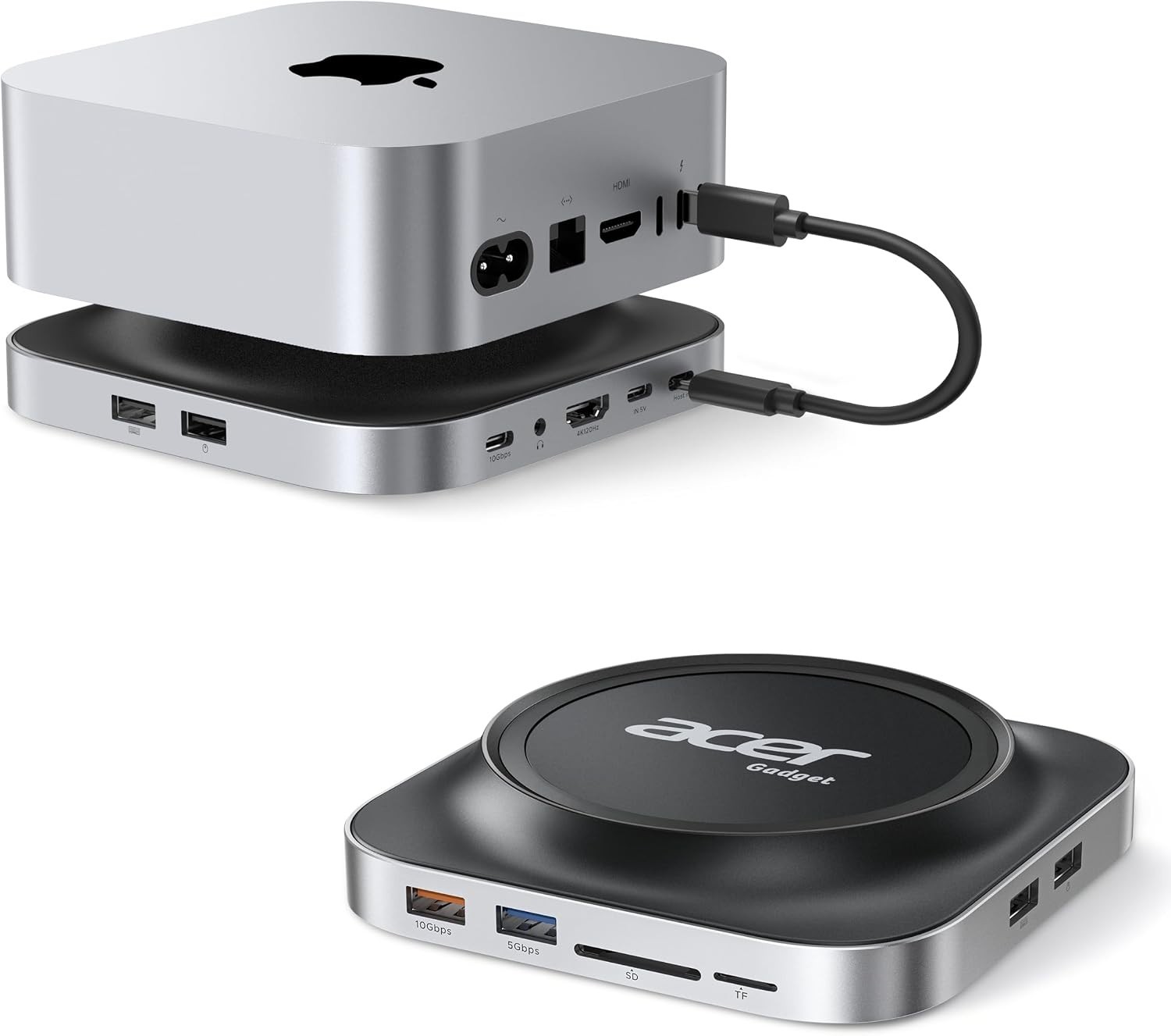 Acer Mac mini M6, M5 Pro, M4 Dock with 8TB SSD Enclosure, 4K@144Hz HDMI