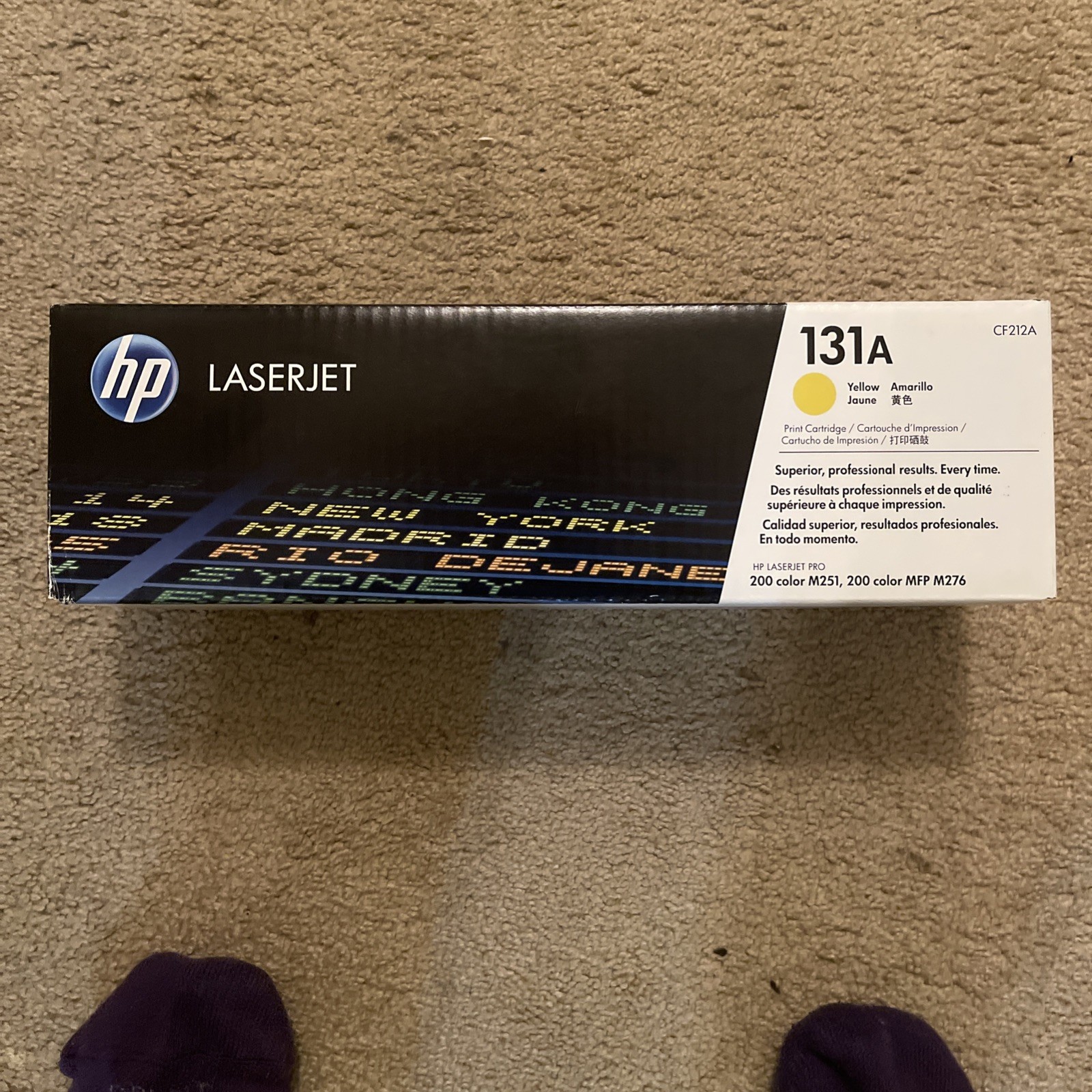HP LaserJet 131A Yellow Print Cartridge CF212A - NIB, Sealed -