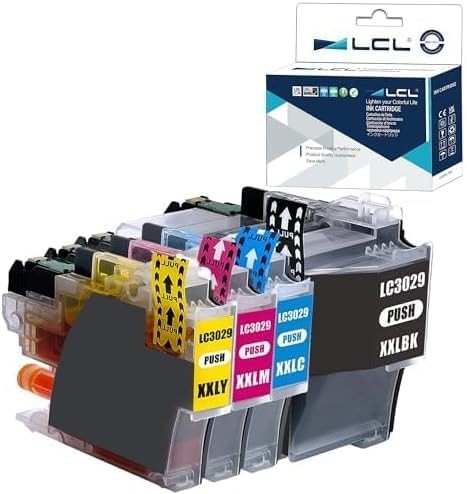 LCL Compatible Ink Cartridge Replacement for Brother LC3029 XXL LC3029BK LC3029C