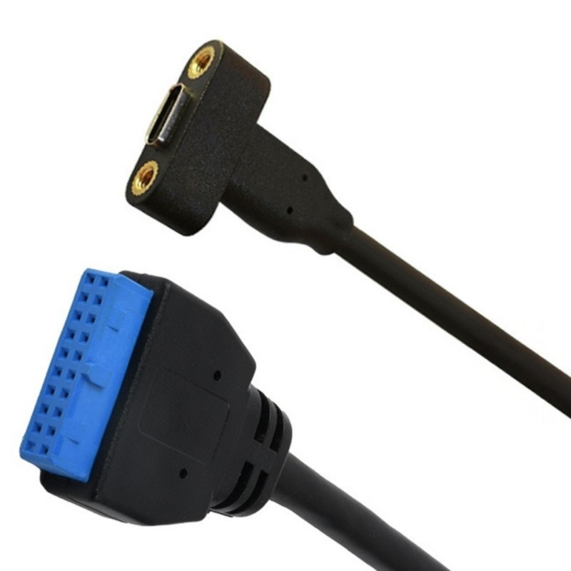 USB C to IDC20P Front Panel Header Female to Female Extension Cable 5Gbps