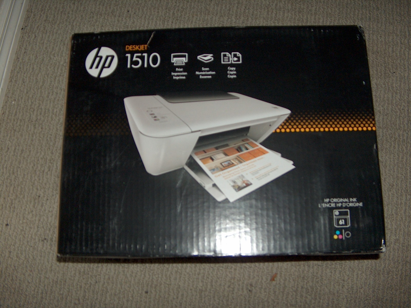 HP DeskJet 1510 All-In-One Printer Scanner Copier. NEW IN BOX,
