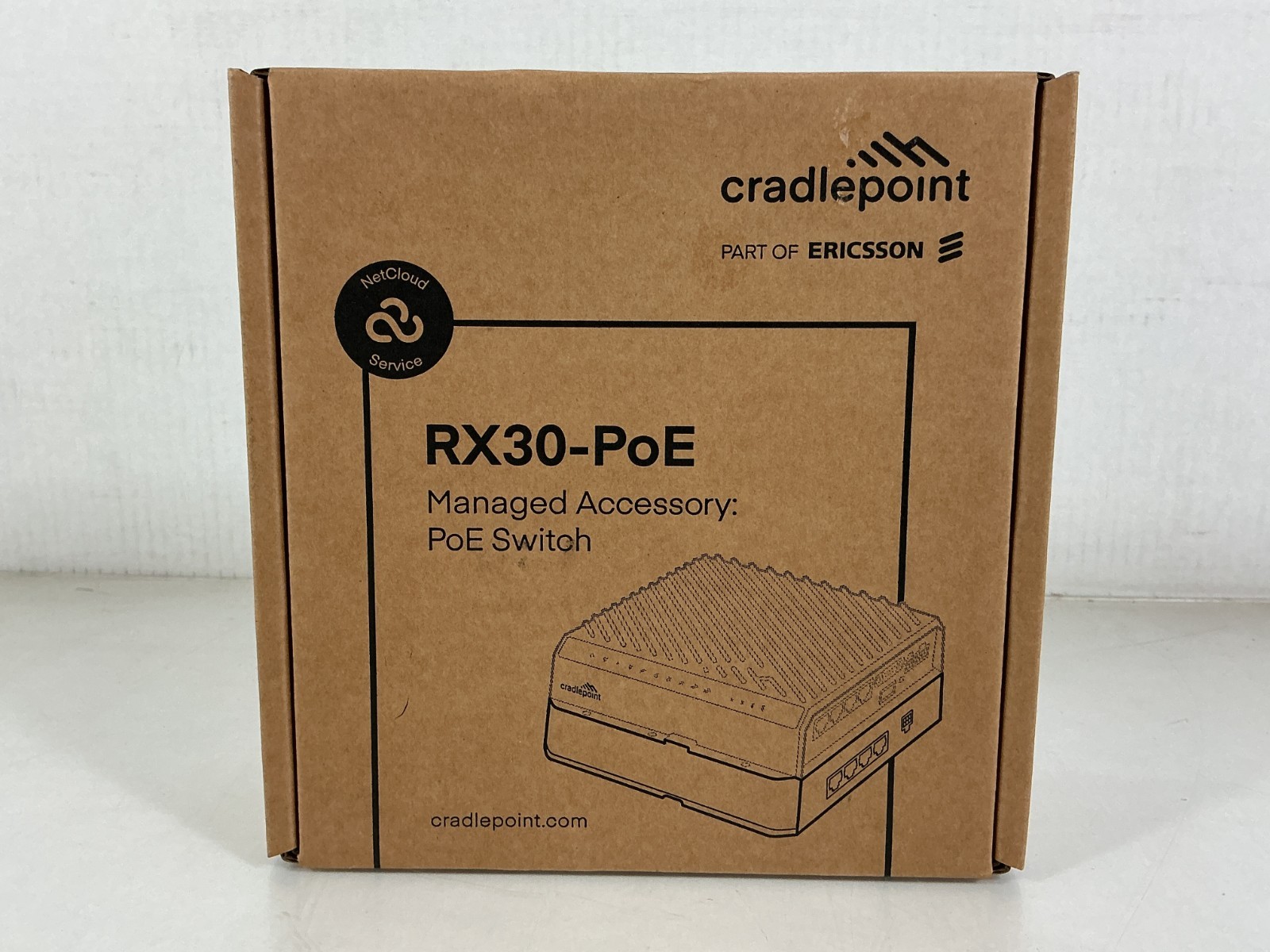 Cradlepoint RX30-POE Managed Accessory PoE Switch for R1900 Router - MB-RX30-POE