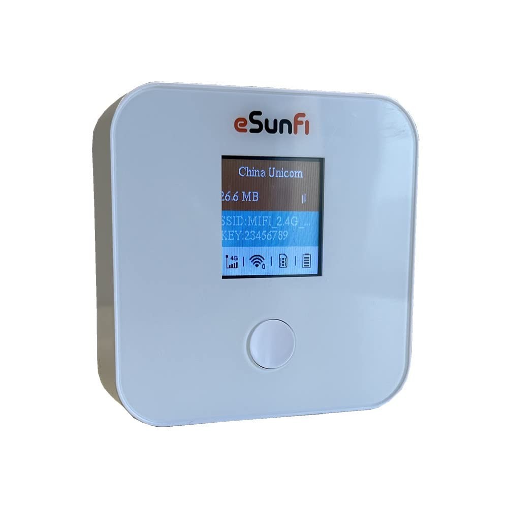 Sunhans eSunFi SHFiEL40 4G LTE WiFi Mobile Hotspot Global eSIM Travel Router