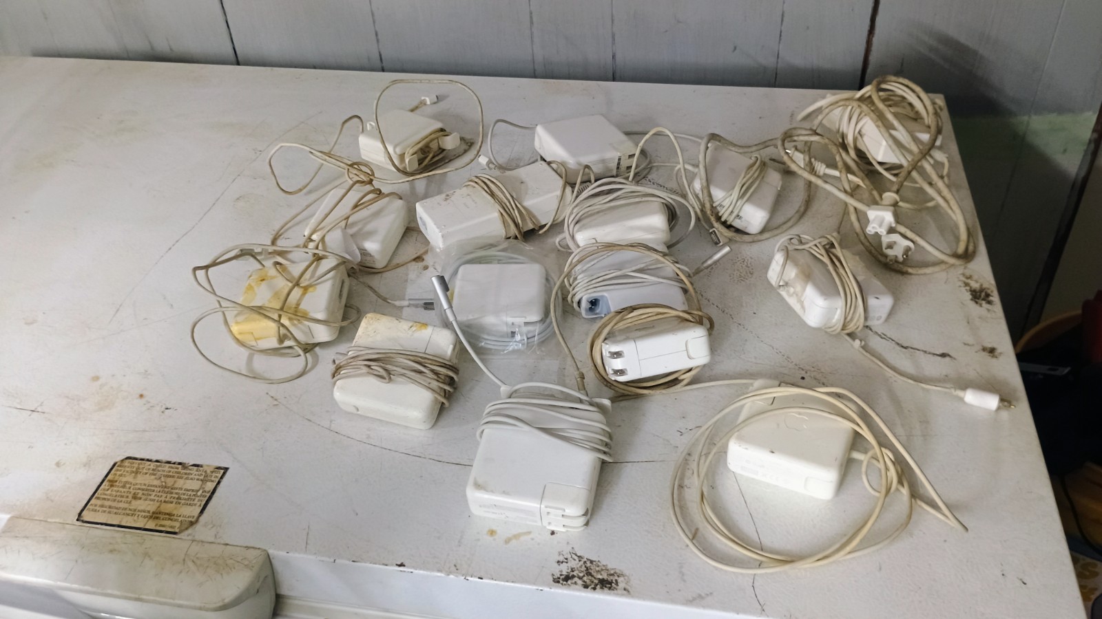 Huge Lot Of 15 Apple MacBook 13 15" Chargers Mixed Lot G4 Genuine READ untested