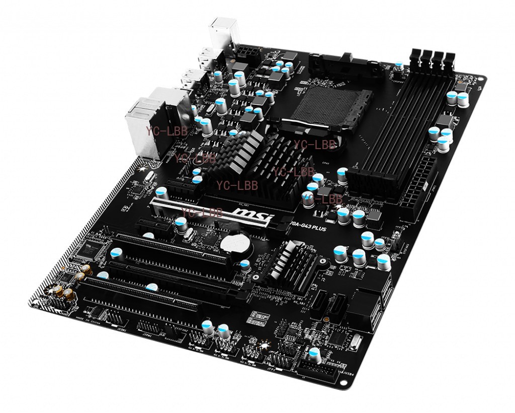 100% Tested FOR MSI 970A-G43 PLUS Motherboard AM3 / AM3 + USB 3.0 SATA3 DDR3
