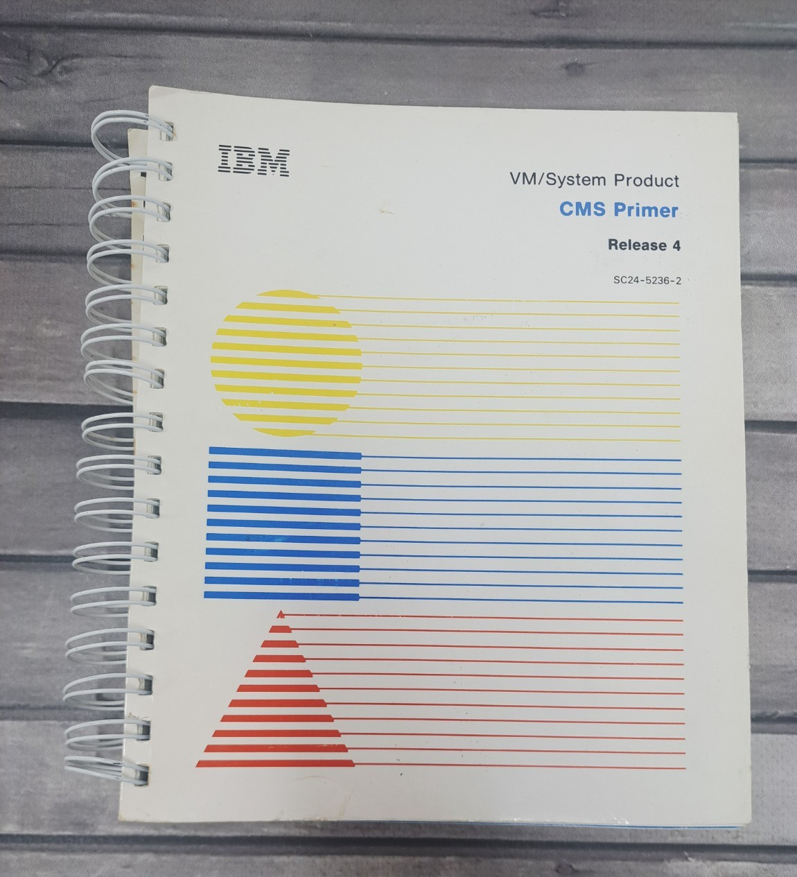 VTG 1984 IBM VM/SP CMS Primer Release 4 Mainframe Computer Manual SC24-5236-2