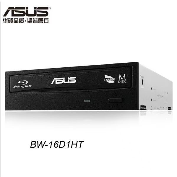 ASUS BW-16D1HT 16X Internal SATA Blu-ray Burner M-DISC BDXL Desktop OpticalDrive