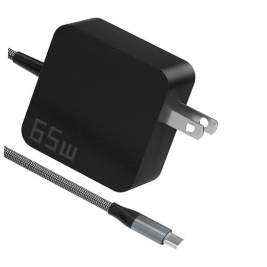 65W USB C Laptop Charger | Fast Charging USB-C Power Adapter Compatible with