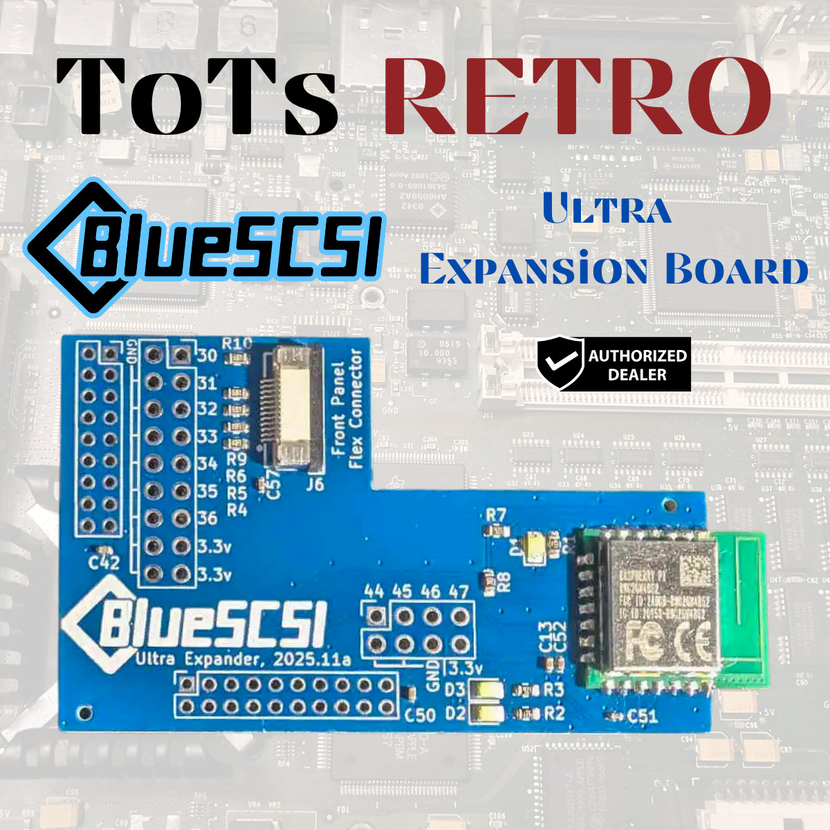 BlueSCSI Ultra 50 Pin Expander Wi-Fi Board - Add On