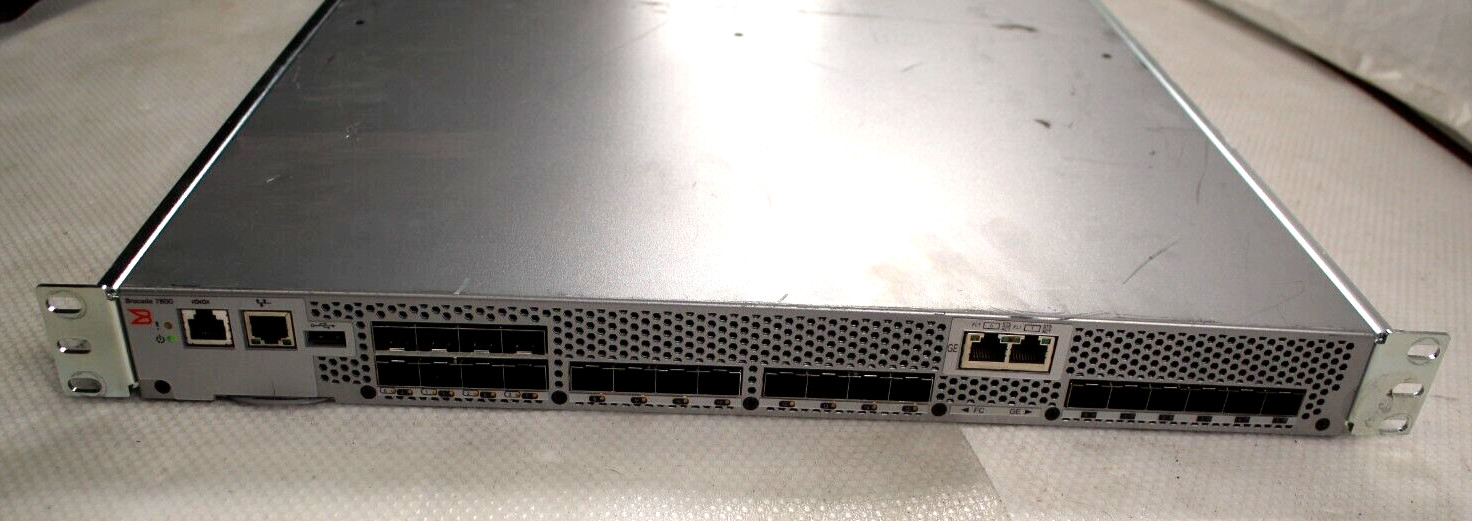 Brocade 7800 BR-7800-0001 16-port 8Gbps 6-port 1Gbe Extension Switch w/2* AC PSU