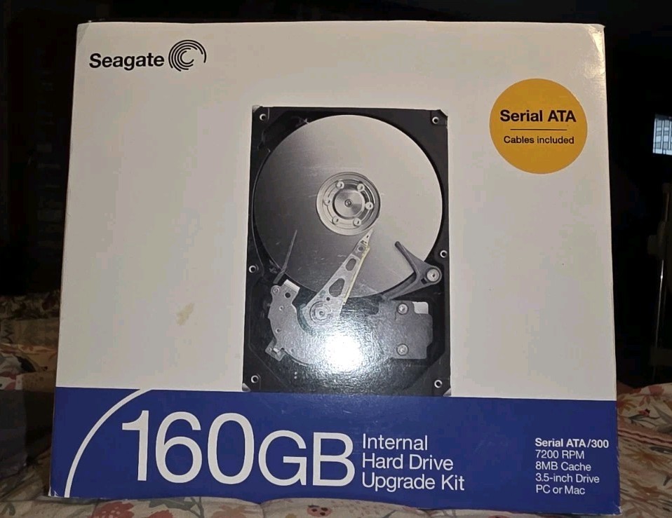 Seagate GB 7200 RPM Upgrade Kit Internal Hard Drive (ST3160812AS-RK 160)