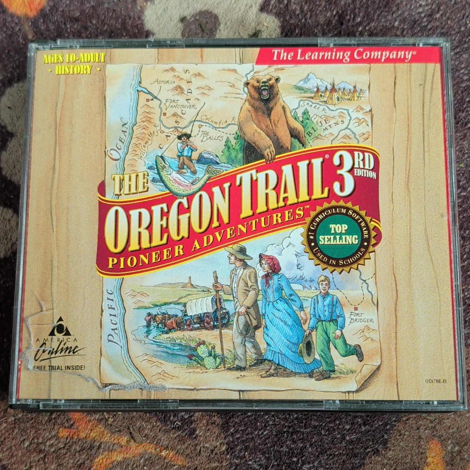 The Learning Company Oregon Trail 3rd Ed Pioneer Adventures CD Win95/Mac