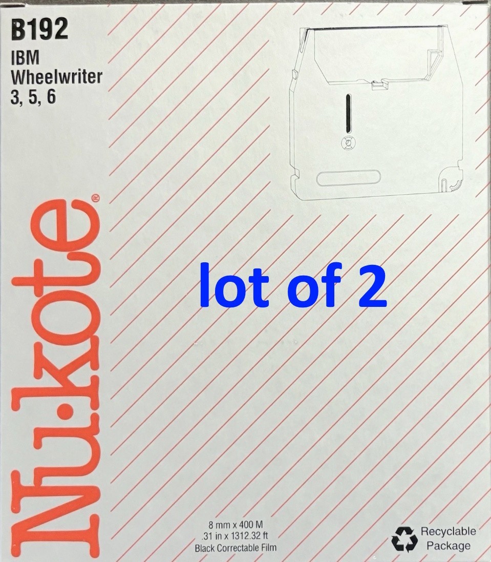 2X Nukote Replacement Ribbon B192 for IBM Wheelwriter