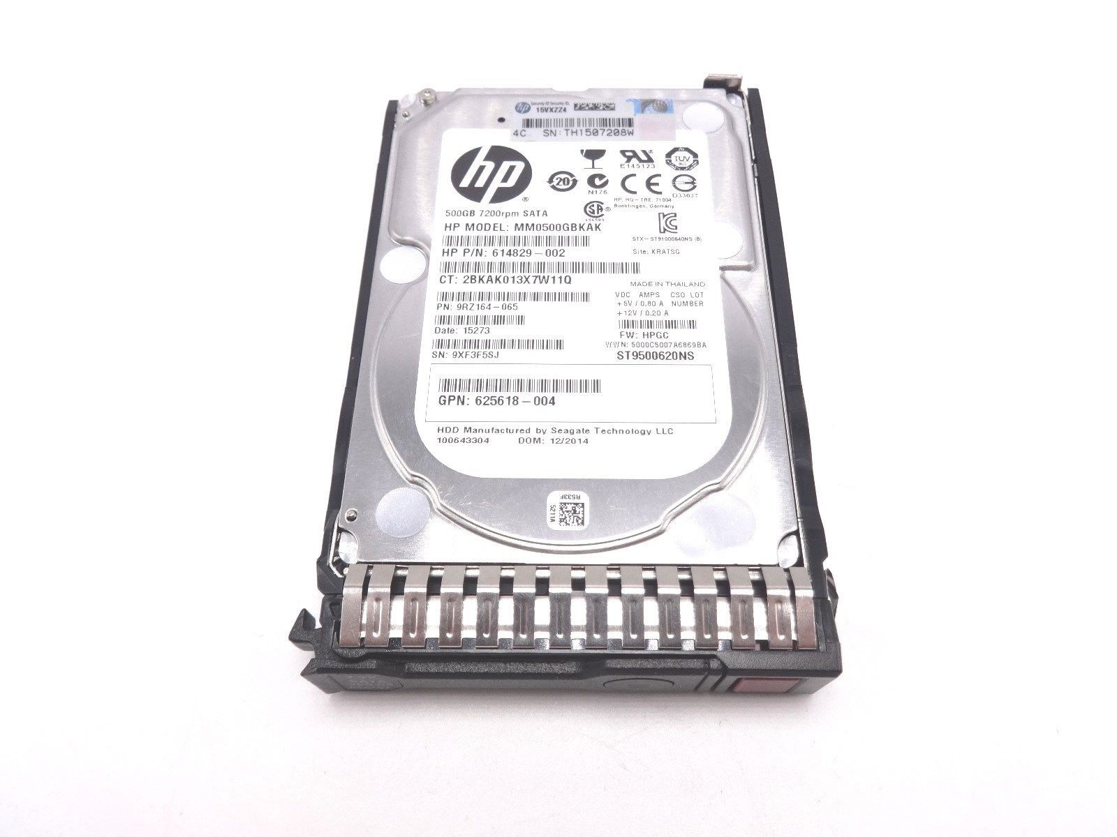 FIT FOR HP 500GB 72K 2.5" 655708-B21 656107-001 614829-002 632085-002 SATA HDD