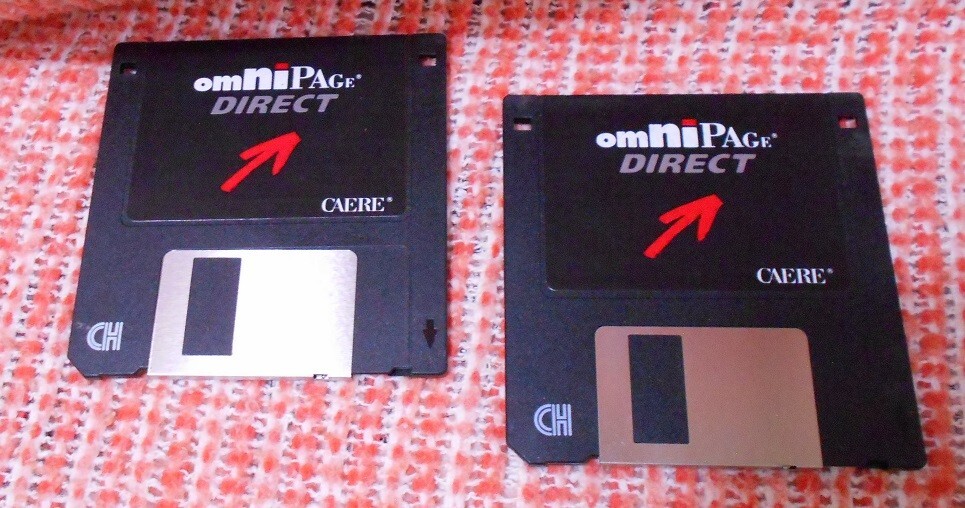 Omni Page Direct Ver. 2.0 for Mac 3.5 Flopy Disk Vintage 1992 Caere + FREE Gift