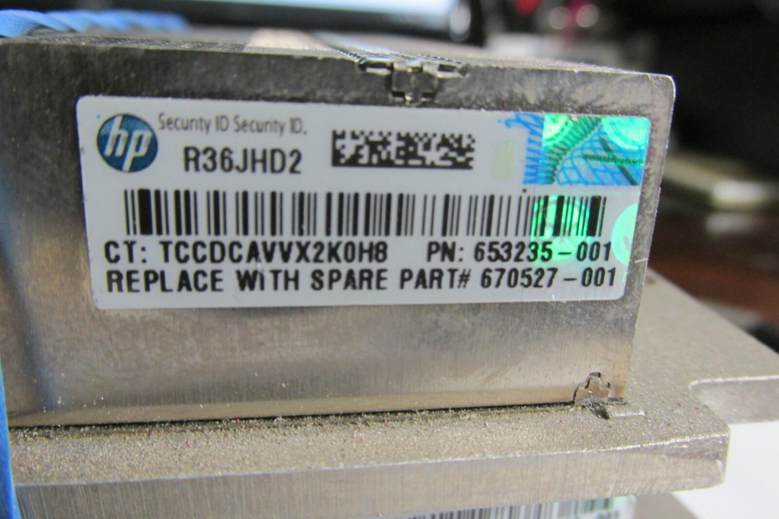 HP 654757-001   HEATSINK FOR HP DL 360 G8 